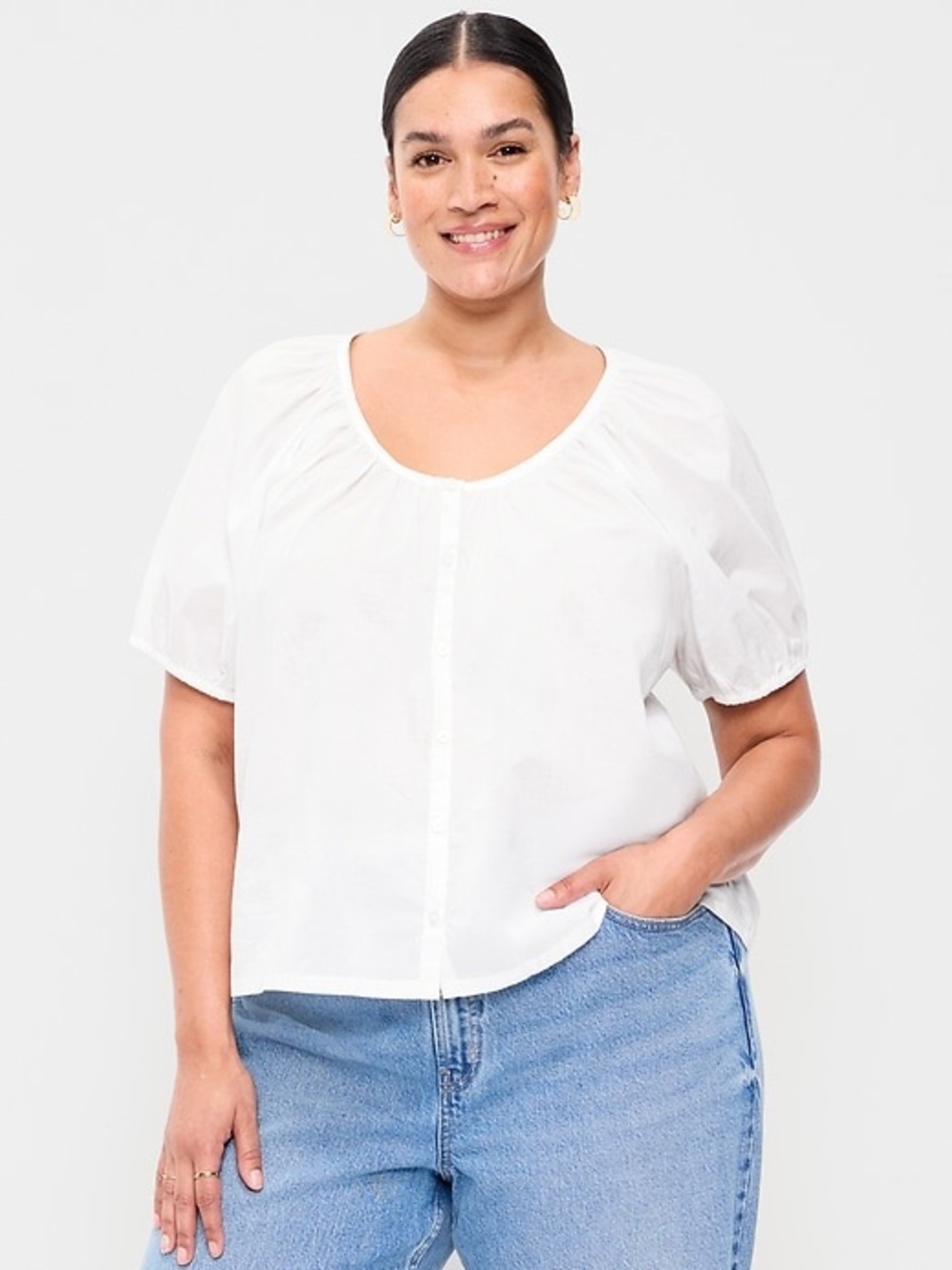 Old Navy Airy Button Down Top